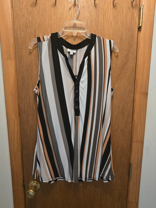 Avenue multi-color Lightweight Polyester Sleeveless Blouse womens 14/16