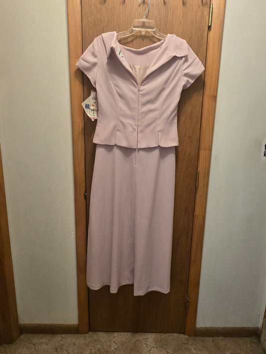 pink short sleeve Danny and Nicole business career dress size 10 used w tags